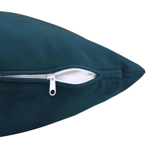 Jastuk s jastukom HEERLEN 6 kom. Plava Baršun - Plava 40 x 80 cm 6 Cijena