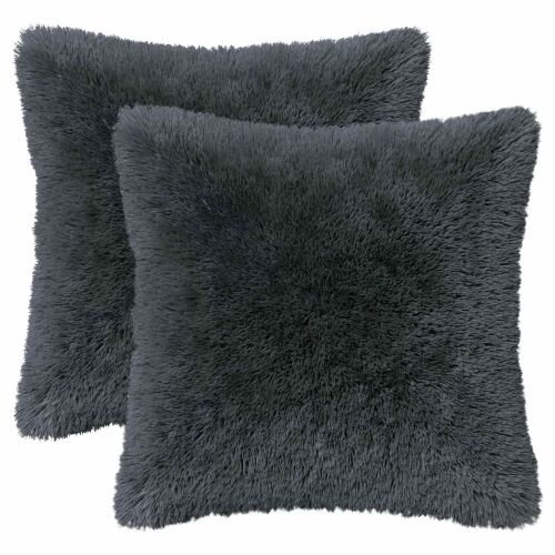 Jastuk s jastukom HEERLEN 2 kom. Antracit PV flis - Antracit 45 x 45 cm 2 Cijena
