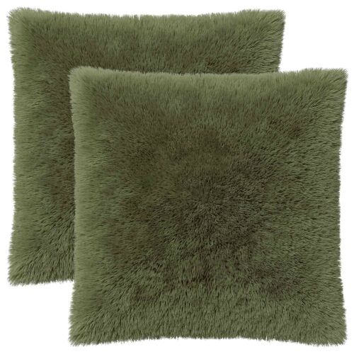Jastuk s jastukom HEERLEN 2 kom. Zelena PV flis - Zelena 65 x 65 cm 2 Cijena
