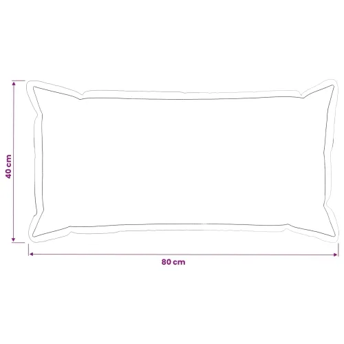 Jastuk s jastukom HOUTEN 2 kom. Plava Baršun - Plava 40 x 80 cm 2 Cijena
