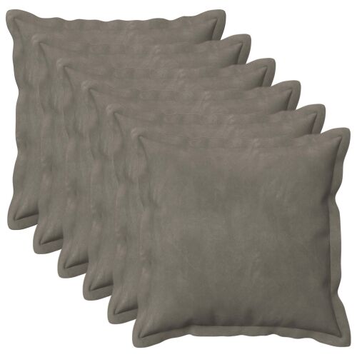 Jastuk s jastukom HOUTEN 6 kom. Svjetlosiva Baršun - Svjetlosiva 50 x 50 cm 6 Cijena