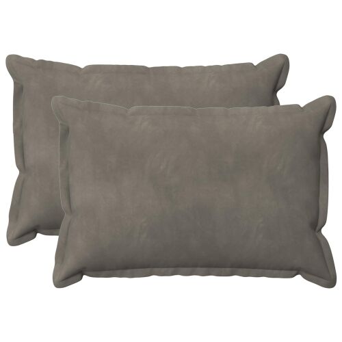 Jastuk s jastukom HOUTEN 2 kom. Svjetlosiva Baršun - Svjetlosiva 50 x 75 cm 2 Cijena