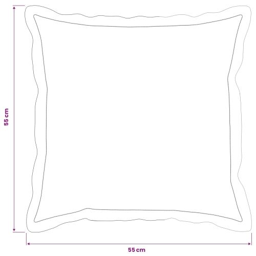 Jastuk s jastukom HOUTEN 2 kom. Crna Baršun - Crna 55 x 55 cm 2 Cijena