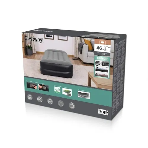 Bestway Napuhljivi zračni krevet s ugrađenom zračnom pumpom 191x97x46 cm Cijena