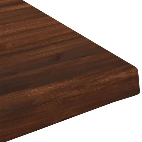 Pravokutni stolni vrh 70 x 50 x 3,2 cm Pravokutni - Tamno smeđa 70 x 50 x 3,2 cm Živi rub 1 strana Cijena