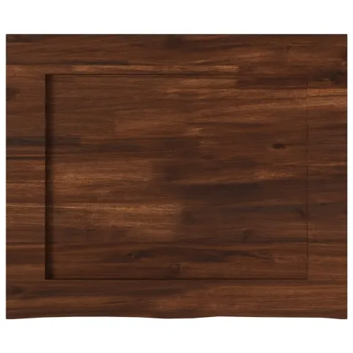 Pravokutni stolni vrh 70 x 50 x 3,2 cm Pravokutni - Tamno smeđa 70 x 50 x 3,2 cm Živi rub 1 strana Cijena