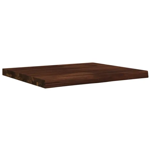 Pravokutni stolni vrh 70 x 50 x 3,2 cm Pravokutni - Tamno smeđa 70 x 50 x 3,2 cm Živi rub 1 strana Cijena