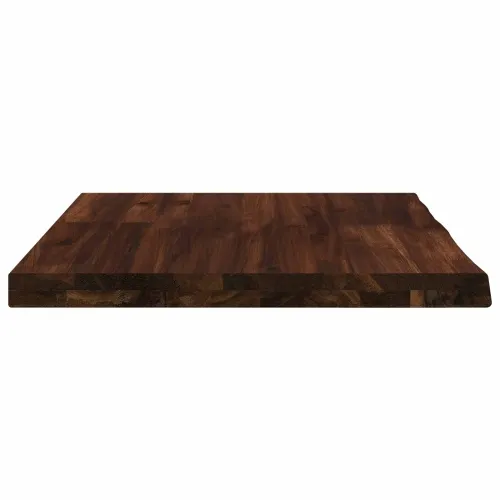Pravokutni stolni vrh 70 x 50 x 3,2 cm Pravokutni - Tamno smeđa 70 x 50 x 3,2 cm Živi rub 1 strana Cijena
