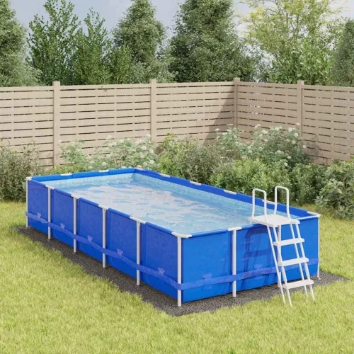 Podloga za bazen svijetlosiva 640x321 cm poliesterski geotekstil - 640 x 321 cm Svjetlosiva Cijena