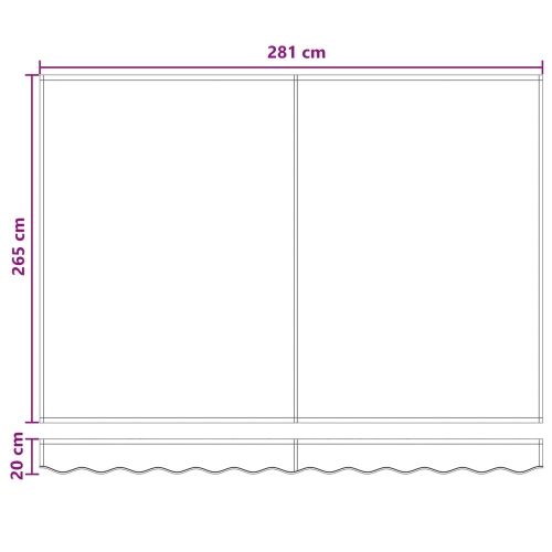 Zamjensko platno za tendu za 3x2,5 m Pijesak Poliester - Pijesak 3 x 2,5 m Cijena