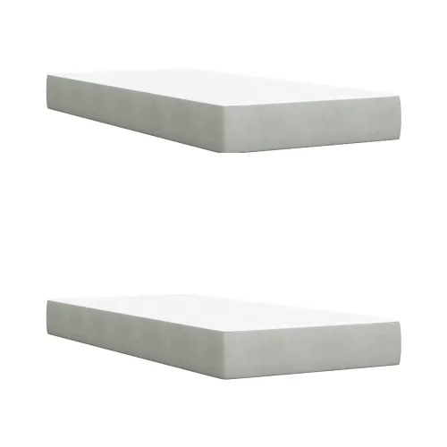 Krevet s od storage s pohranom Svjetlosiva 180 x 200 cm Baršun - Svjetlosiva 180 x 200 cm Dizajn s rombovima Cijena