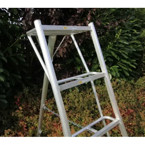 Niwaki - Aluminijske vrtne ljestve s 3 kraka | 231x148x303 | Srebrna - JAPANSKA KVALITETA  Cijena