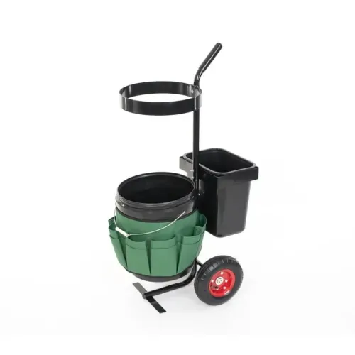Westmann Universal | Metalna vrtna kolica za alat i otpad | Crna/Zelena - BRANDED IN GERMANY Cijena