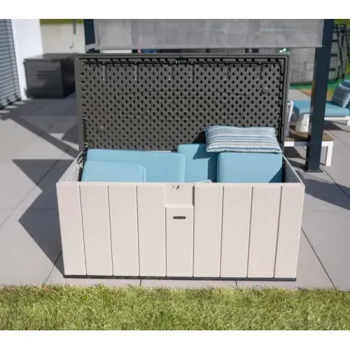 Lifetime - Plastična kutija za vrtne jastuke | 570 L | Svijetlosiva - BRANDED IN THE USA Cijena