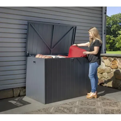 Shelterlogic | Čelična vrtna kutija za jastuke | 980 L | Antracit - BRANDED IN THE USA Cijena