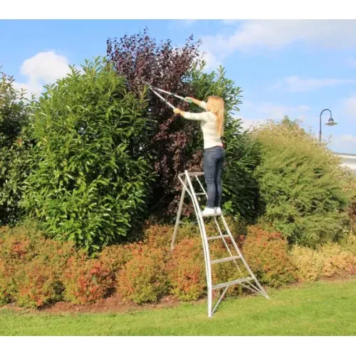 Niwaki - Aluminijske vrtne ljestve s 3 kraka | 360 cm | Srebrna - JAPANSKA KVALITETA  Cijena