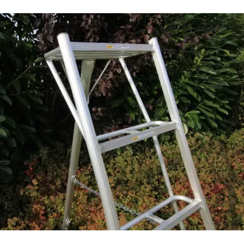 Niwaki - Aluminijske vrtne ljestve s 3 kraka | 360 cm | Srebrna - JAPANSKA KVALITETA  Cijena
