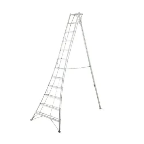 Niwaki - Aluminijske vrtne ljestve s 3 kraka | 360 cm | Srebrna - JAPANSKA KVALITETA  Cijena