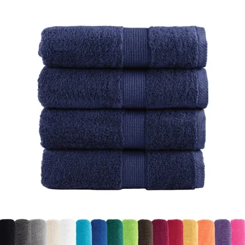 Premium ručnici za pranje SOLUND 4 kom. tamnoplave 30x30 cm 600 g/m² - Modra 30 x 30 cm 4 Cijena