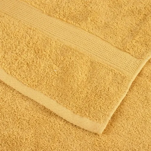 Premium ručnici za goste SOLUND 4 kom. zlatne boje 30x50 cm 600 g/m² - Zlatno 30 x 50 cm 4 Cijena