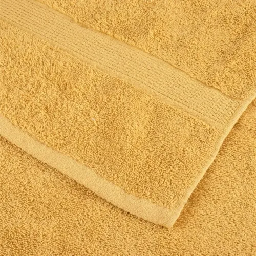 Premium ručnici za goste SOLUND 10 kom. zlatne boje 30x50 cm 600 g/m² - Zlatno 30 x 50 cm 10 Cijena