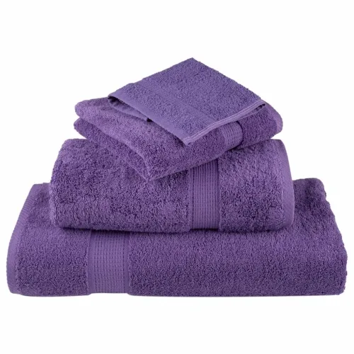 Premium ručnici za pranje SOLUND 10 kom. ljubičaste 30x30 cm 600 g/m² - Ljubičasta 30 x 30 cm 10 Cijena