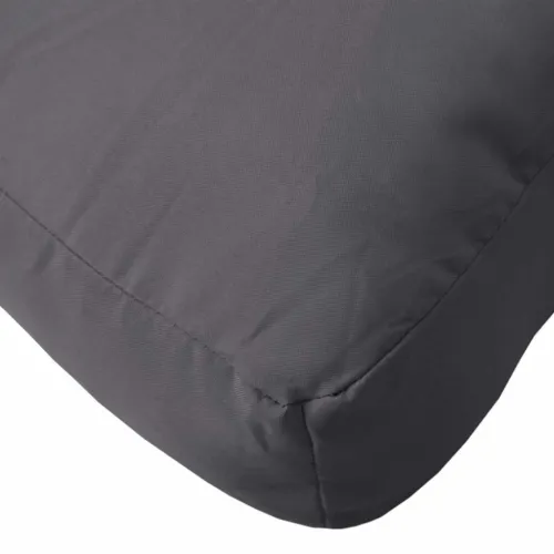 Paletni podni jastuk od tkanine 60 x 60 x 6 cm antracit - Antracit naslon za noge Cijena