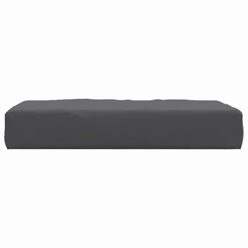 Paletni podni jastuk od tkanine 60 x 60 x 6 cm antracit - Antracit naslon za noge Cijena