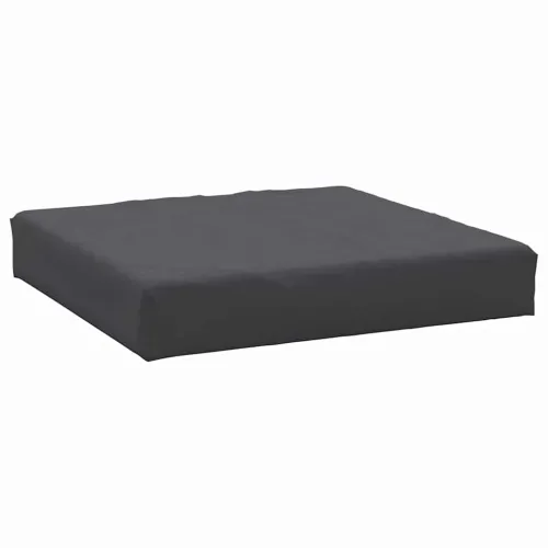 Paletni podni jastuk od tkanine 60 x 60 x 6 cm antracit - Antracit naslon za noge Cijena