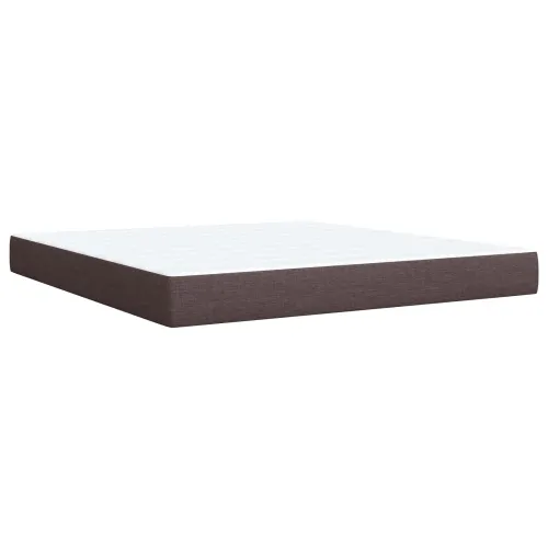 Boxspring krevet s madracem Sivosmeđa 180 x 200 cm Tkanina - Sivosmeđa 180 x 200 cm Dizajn s rombovima Cijena