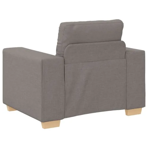Sofa fotelja taupe 100x78x80 cm tkanina - Sivo-smeđa 100 cm Cijena