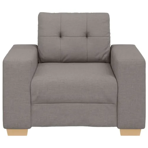 Sofa fotelja taupe 100x78x80 cm tkanina - Sivo-smeđa 100 cm Cijena