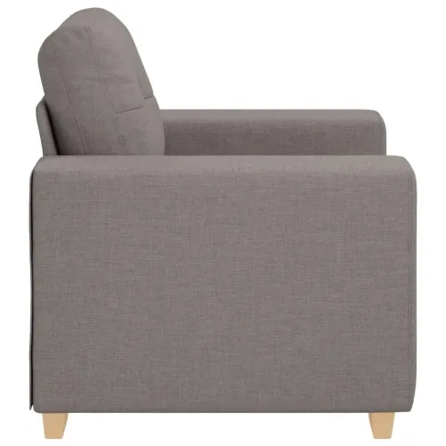 Sofa fotelja taupe 100x78x80 cm tkanina - Sivo-smeđa 100 cm Cijena