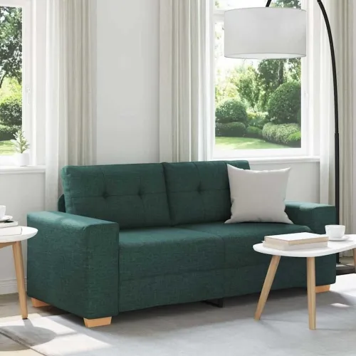 Dvosjed tamnozelene boje 180x77x82 cm tkanina - Tamnozelena 180 cm Cijena