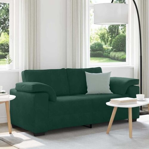 Dvosjed tamnozeleni 180x77x82 cm baršun - Tamnozelena 180 cm Cijena