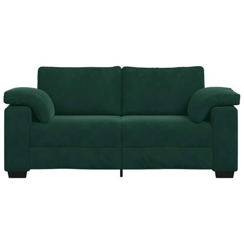 Dvosjed tamnozeleni 180x77x82 cm baršun - Tamnozelena 180 cm Cijena