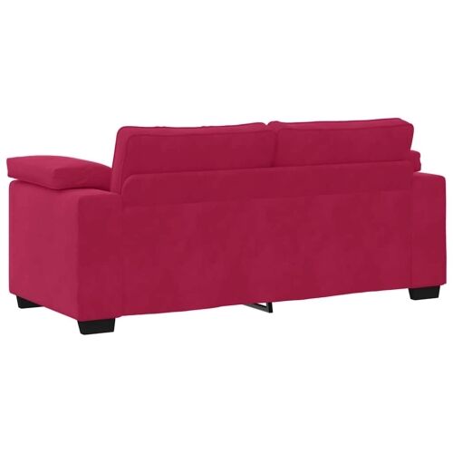 Dvosjed, sofa, vino crvena, 180x77x82 cm, baršun - boja crnog vina 180 cm Cijena