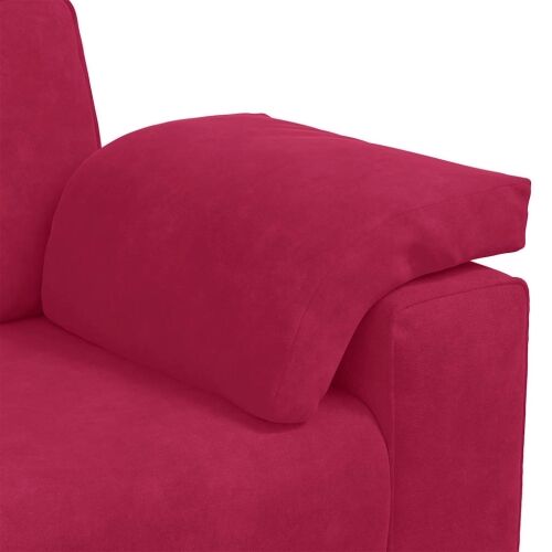 Dvosjed, sofa, vino crvena, 180x77x82 cm, baršun - boja crnog vina 180 cm Cijena