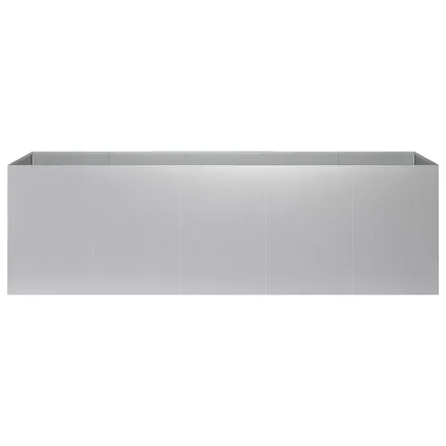 Vrtna saksija Srebrna 200 x 40 x 60 cm Pocinčani čelik - Pocinčani čelik 200 x 40 x 60 cm Cijena