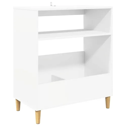 Stalak za gramofon Bijela 71 x 39,5 x 83 cm Konstruirano drvo - Bijela Cijena