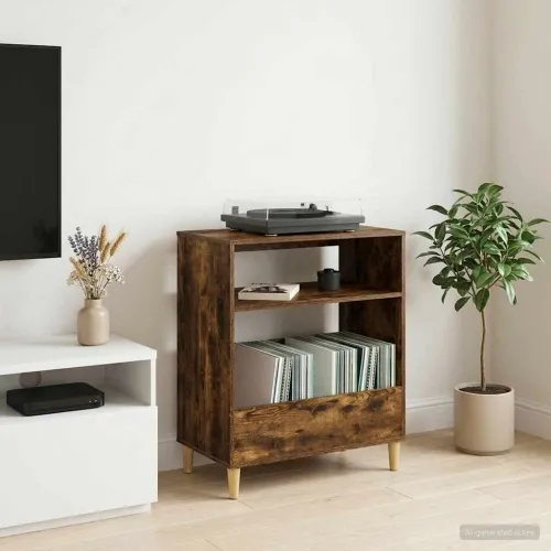 Stalak za gramofon Dimljeni hrast 71 x 39,5 x 83 cm - Dimljeni hrast Cijena