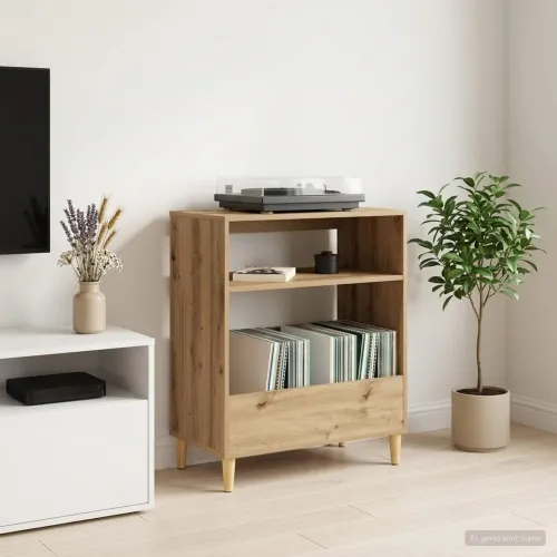 Stalak za gramofon Hrast artisan 71 x 39,5 x 83 cm - Hrast artisan Cijena
