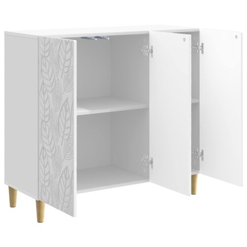 Kreveta Bijela visokog sjaja 89 x 34,5 x 80 cm - Bijela visokog sjaja Cijena