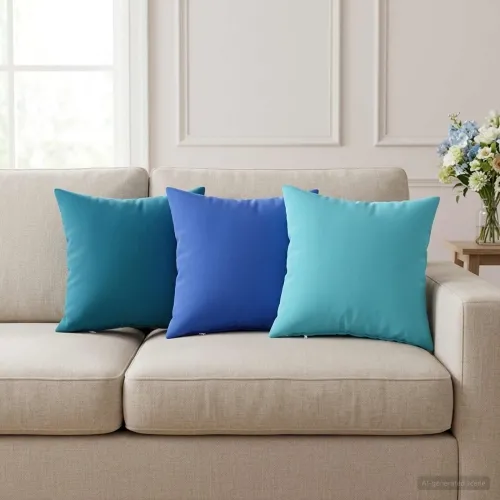 Presvlaka za jastuk 6 pcs HEERLEN Kraljevsko plava 35 x 35 cm - Kraljevski plava 35 x 35 cm 6 Cijena
