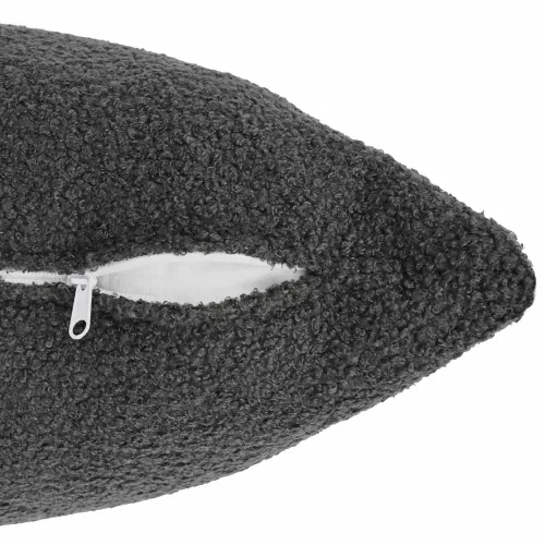 Presvlaka za jastuk 2 pcs HEERLEN Tamnosiva 40 x 60 cm Bouclé - Tamnosiva 40 x 60 cm 2 Cijena