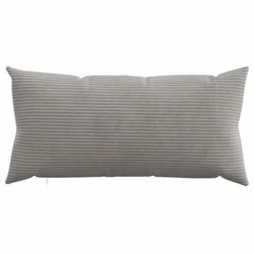 Presvlaka za jastuk 6 pcs HEERLEN Svjetlosiva 40 x 70 cm Kord - Svjetlosiva 40 x 70 cm 6 Cijena