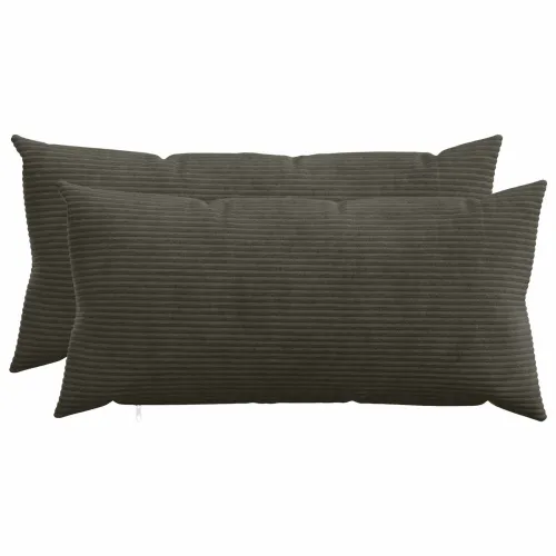 Presvlaka za jastuk 2 pcs HEERLEN Antracit 40 x 70 cm Kord - Antracit 40 x 70 cm 2 Cijena