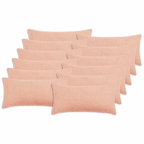Presvlaka za jastuk 12 pcs HEERLEN Ružičasta 40 x 80 cm Bouclé - Ružičasta 40 x 80 cm 12 Cijena