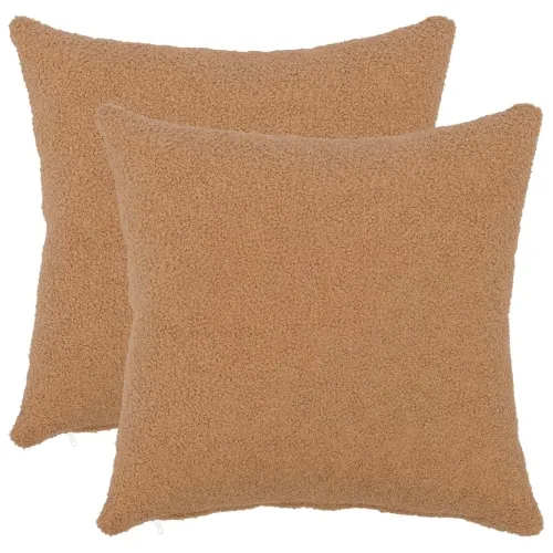Presvlaka za jastuk 2 pcs HEERLEN Bež 45 x 45 cm Bouclé - Bež 45 x 45 cm 2 Cijena