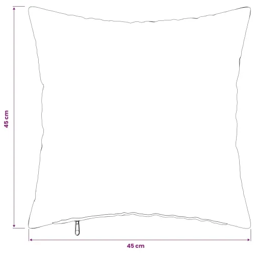 Presvlaka za jastuk 2 pcs HEERLEN Crna 45 x 45 cm Flanel - Crna 45 x 45 cm 2 Cijena